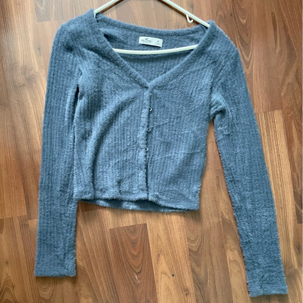 Hollister Heather Gray Women's Cardigan